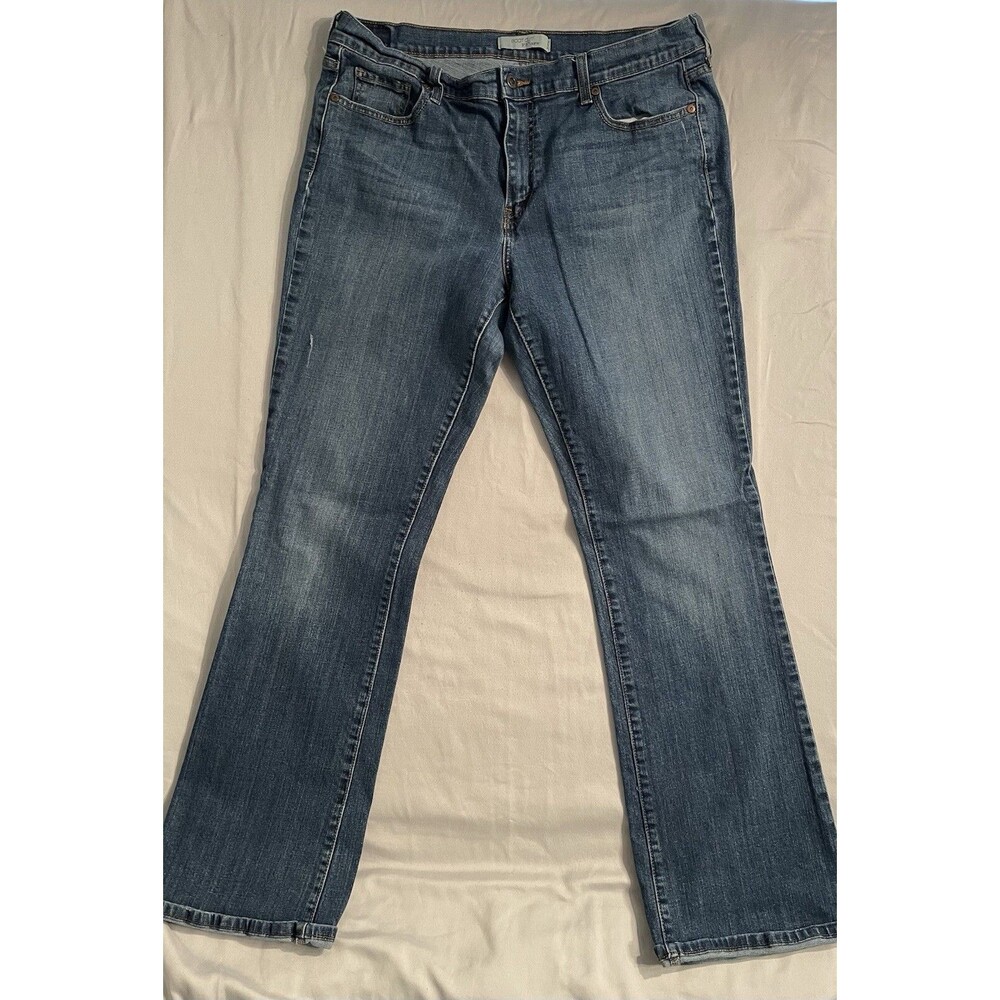 Levi’s 515 Bootcut Jeans Women Size 16L Med Wash With Defects